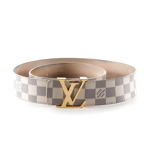 louis vuitton white lv belt|white louis vuitton belt real.